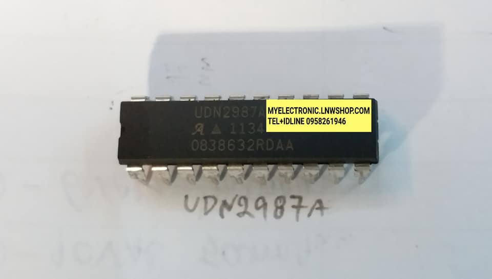 ขาย ไอซี UDN2987A ตัวถังDIP-20ขา . . . . หน่วย บาท สนใจสินค้ารายการนี้ติดต่อIDLINE @myelectronic (มี@) IC2987