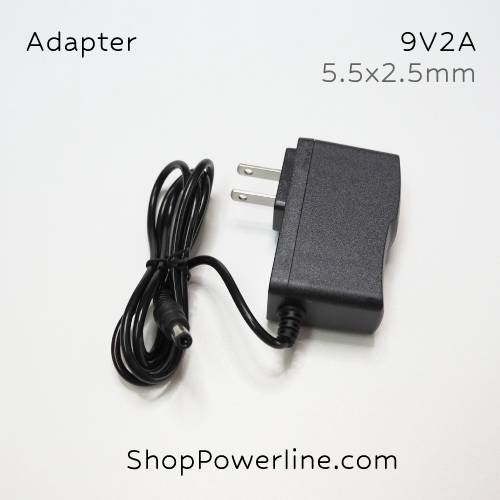 อะแดปเตอร์ Adapter 9V 2A (5.5x2.5,2.1mm)