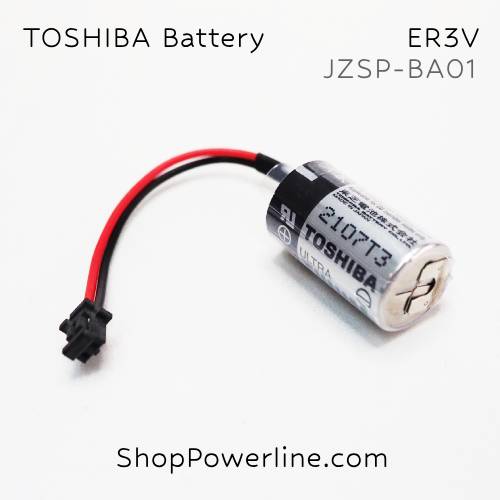 แบตเตอรี่ Battery TOSHIBA/Japan (ER3V, JZSP-BA01) 3.6V (Black Plug)