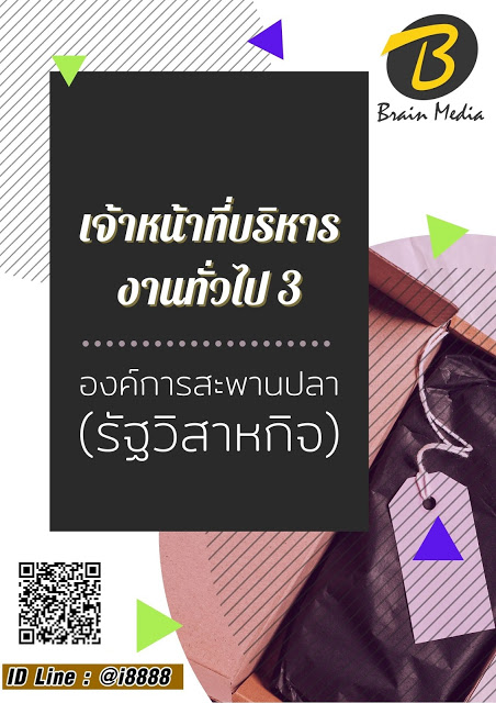 โหลดแนวข้อสอบ เจ้าหน้าที่บริหารงานทั่วไป 3 องค์การสะพานปลา (รัฐวิสาหกิจ)