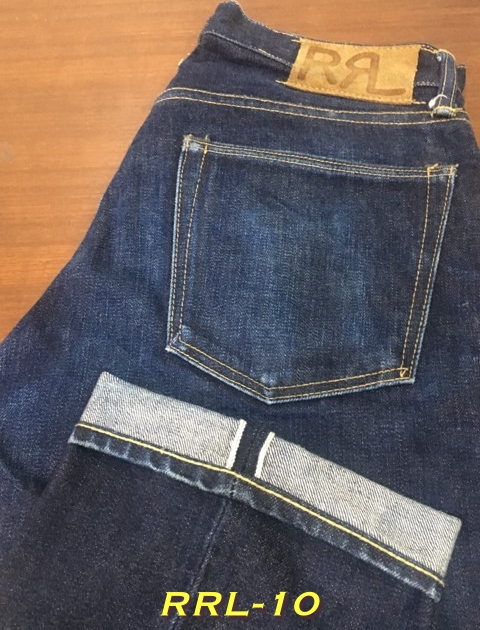 10. RRL Jeans มือสอง ริมแดง เอว 32 ยาว 32 Made in USA