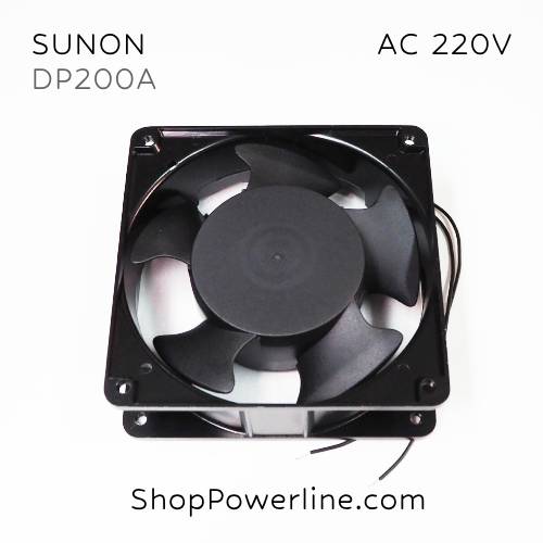 พัดลม Fan SUNON (DP200A, 2123HBL) AC220V 120x120x38mm (2wire)