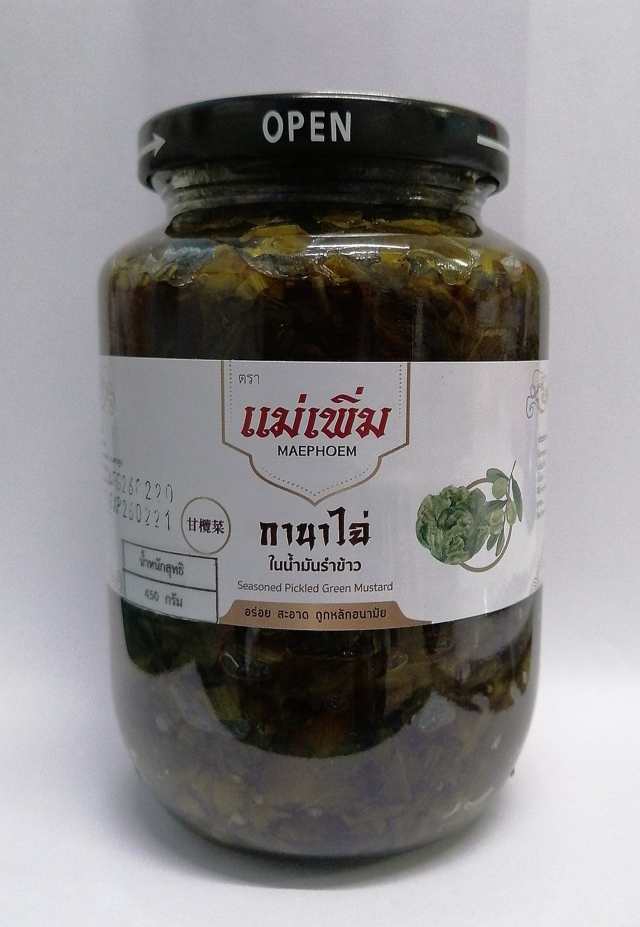 กานาไฉ่ ในน้ำมันรำข้าว