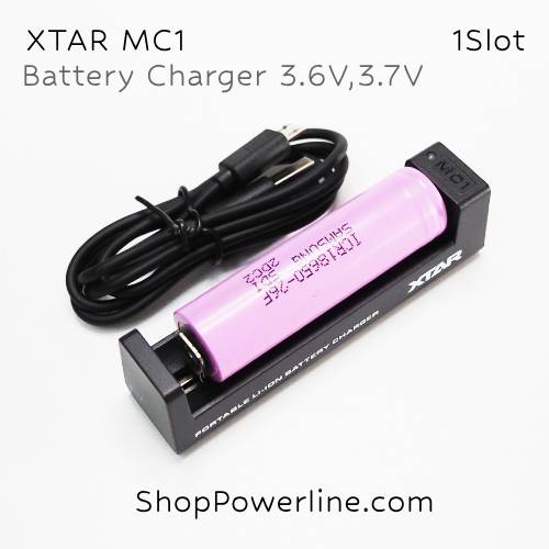 เครื่องชาร์จแบตเตอรี่ Charger 3.6V,3.7V XTAR (MC1) (1slot)