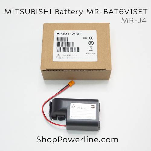 แบตเตอรี่ Battery Mitsubishi/Japan (MR-BAT6V1SET, MR-J4) 6V (Orange Plug)