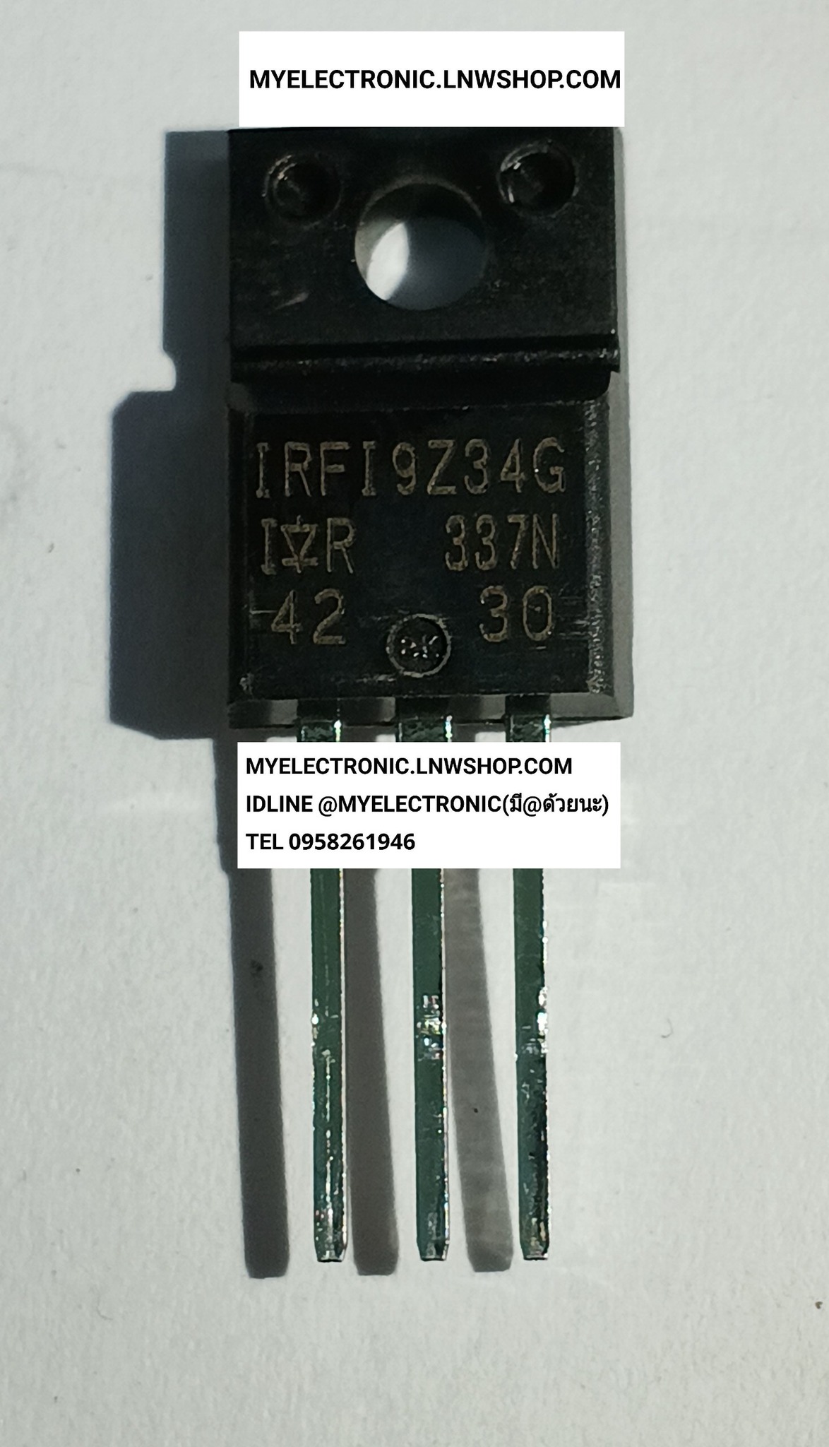 ขาย , IRFI9Z34G , IRFI9Z34 , G , ตัวถัง, TO-220F , มอสเฟต , MOSFET , มอสเฟส , ยี่ห้อ , ราคา , ตัวละ , , . . . หน่วย , บาท