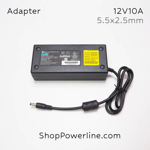 อะแดปเตอร์ Adapter 12V 10A (5.5x2.5,2.1mm)