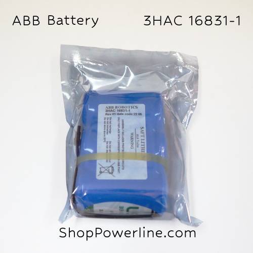 แบตเตอรี่ Battery ABB/Germany (3HAC 16831-1) 10.8V (Black Plug)