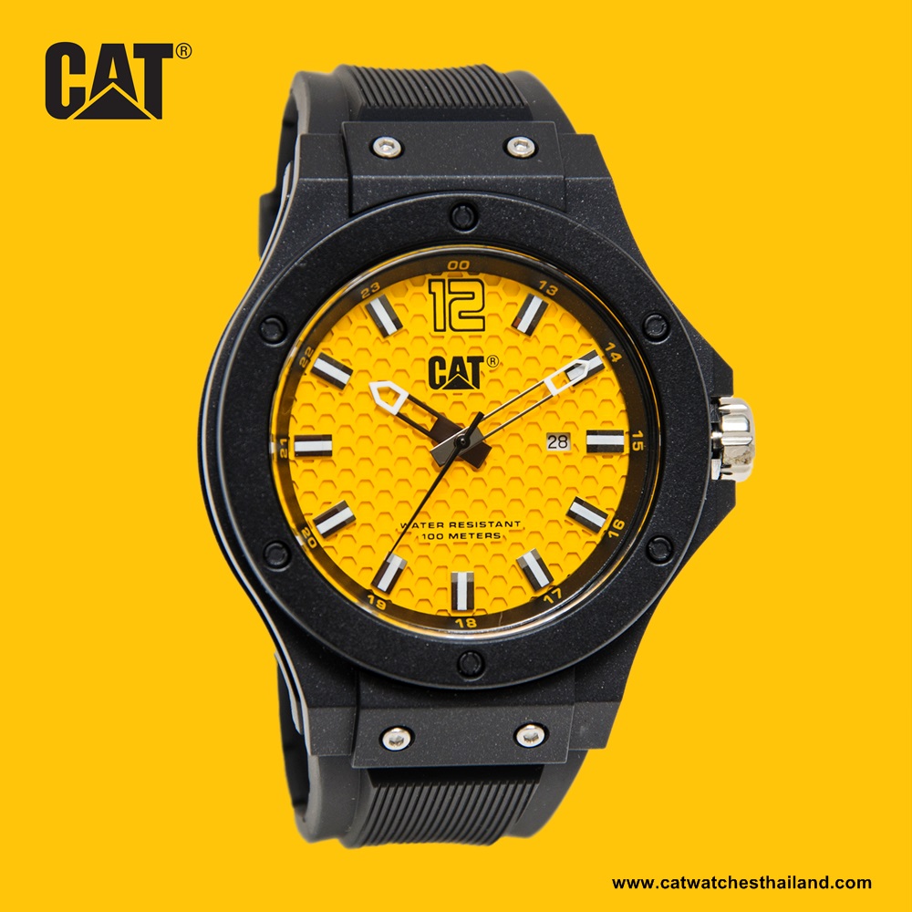 นาฬิกา CAT CODEX รุ่นลิมิเต็ดปี 2020 หน้าปัดเหลือง รหัส 10.121.21.727 (หน้าปัดเหลือง) ผลิตจำนวนจำกัด
