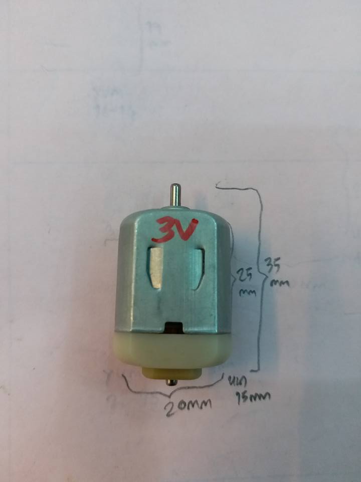 มอเตอร์3VDCขนาดกว้าง20มมสูง15มมยาวรวมแกน35มมสำหรับประกอบทำโครงงานนักเรียนนักศึกษาชุดคิทหุ่นยนต์ มอเตอร์พัดลมเล็ก20x15x35MMราคาตัวล่ะMOTOR3VDC