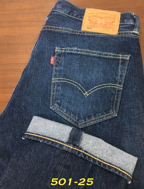 25. Levi’s 501 ป้ายหนัง ฟอกเข้ม เอว 34 ยาว 32 Made in Turkey
