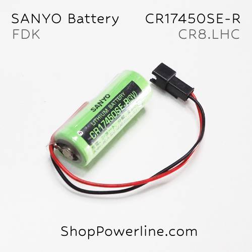 แบตเตอรี่ Battery SANYO (CR17450SE-R) 3V (Black Plug)