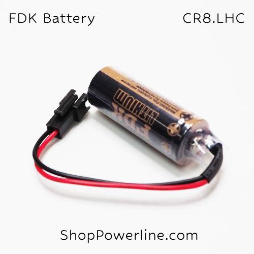แบตเตอรี่ Battery FDK (CR8.LHC) 3V (Black Plug)