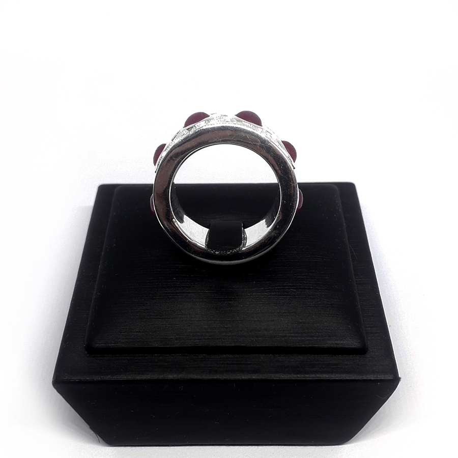 Silver Ring 92.5% @ 2cm. Pink 1 Sr101