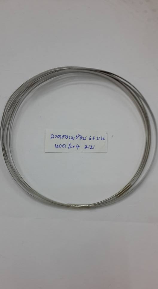 ขาย ลวดความร้อนนิโครมชนิดCr20Ni80แบบ แบนกว้าง2.4mm.หนา0.1mm. ลวดความร้อนแบน2.4มม.หนา0.1มม.ราคาเมตรละ บาท