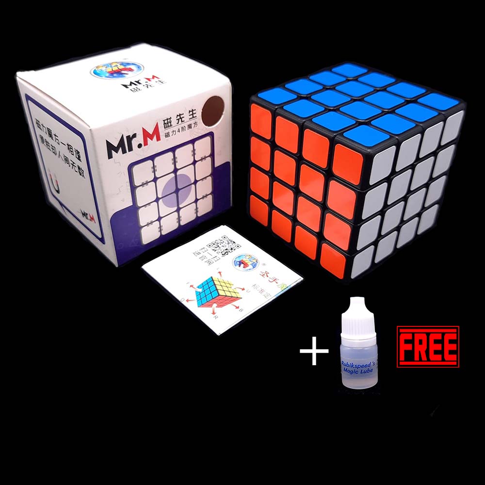 รูบิค MR.M 4x4 แม่เหล็ก มาพร้อมคู่มือ ลื่นมาก เล่นสนุก คัตติ้งที่ดี Rubikmall จำหน่ายของแท้เท่านั้น Rubik.รูบิค.รูบิก.ของเล่นเสริมพัฒนาการ ไอคิว