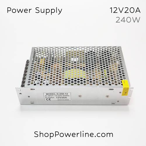 อุปกรณ์จ่ายไฟ Power Supply 12V 20A 240W
