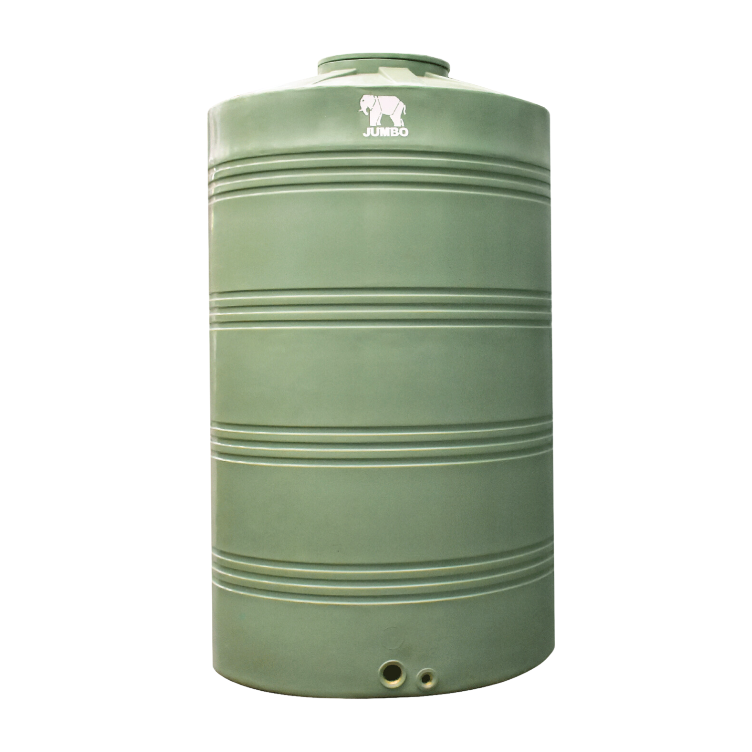 ถังเก็บน้ำบนดิน JUMBO รุ่น PURE (เพียว) ขนาด 2400 ลิตร สีเขียว,สีเทา