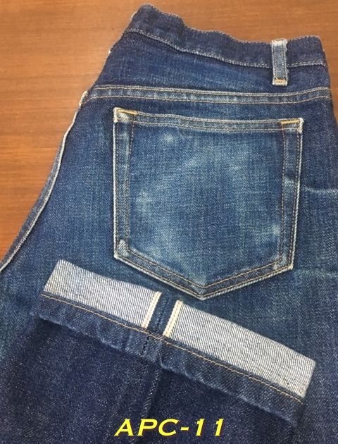 11. A.P.C. New Standard มือสอง ริมแดง เอว 30 ยาว 31 Made in Macau
