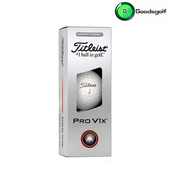 ลูกกอล์ฟ Titleist Pro V1x Alignment 2025 !