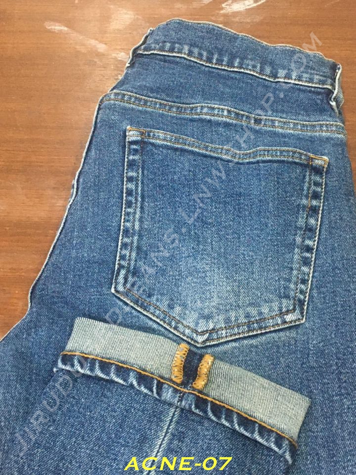 7. Acne Studios - Ace Stretch Vintage ผ้าฟอก เอว 30 ยาว 32 Made in Italy