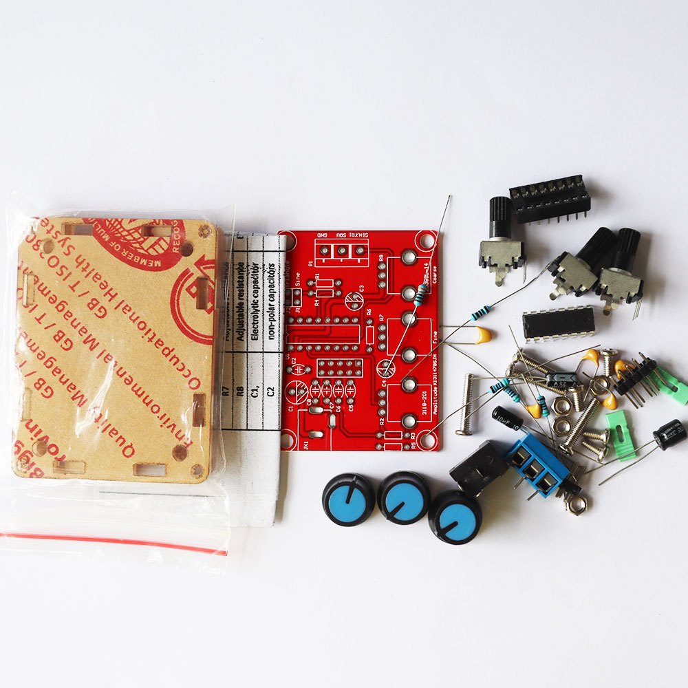 ชุดคิท XR2206 Function Generator วงจรกำเนิดความถี่พร้อมกล่องอะคริลิค