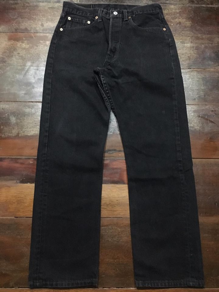 Levi's 501 0660 Super Black Women Made in USA ปี 1999 เอว 31 ยาว 29 สะโพก 39