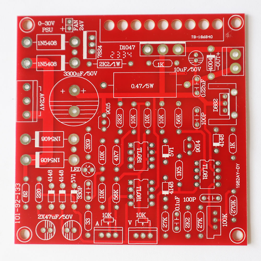 ชุดคิทวงจร Regulator 0-30V 2mA-3A (ยังไม่ได้ประกอบ)