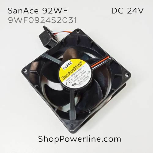 พัดลม Fan SanAce92WF (9WF0924S2031, A90L-0001-0598#A) DC24V 92x92x32mm 0.5A (3wire FANUC Special Plug)