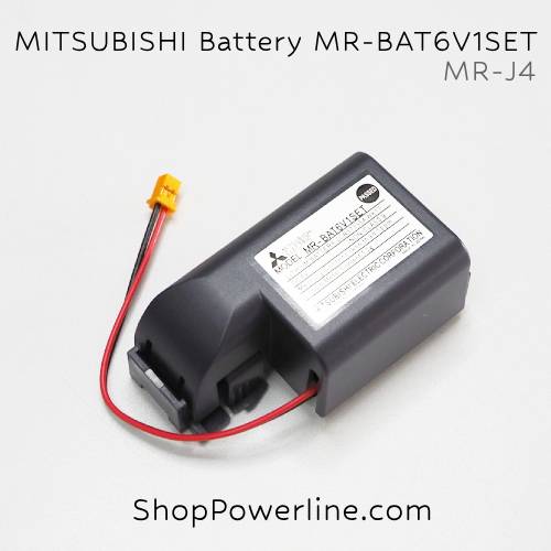 แบตเตอรี่ Battery Mitsubishi/Japan (MR-BAT6V1SET, MR-J4) 6V (Orange Plug)