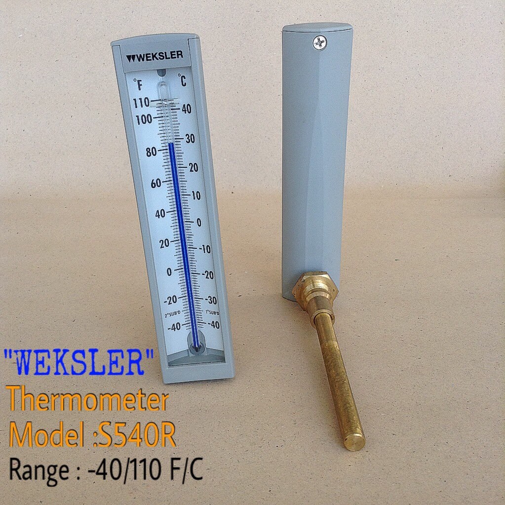 S540R -40/110 F -40/40 C WEKLSER THERMOMETER