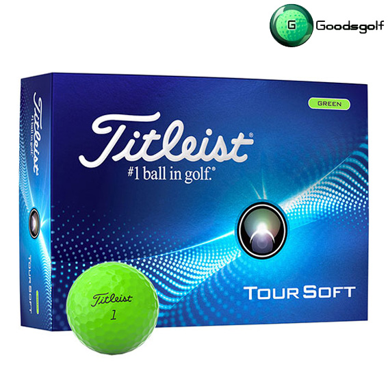 ลูกกอล์ฟ Titleist Tour Soft 2024 Green