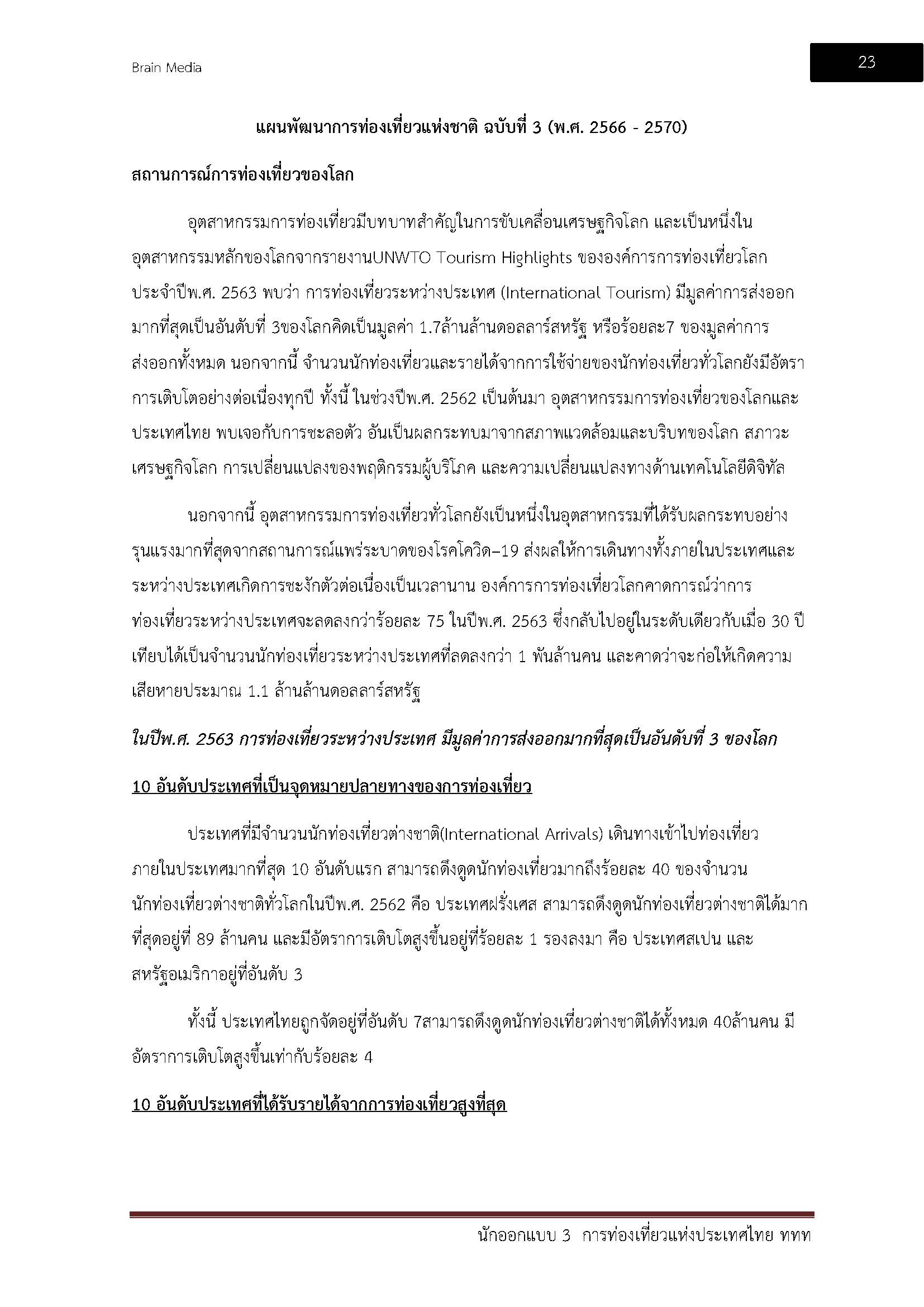 โหลดแนวข้อสอบ นักออกแบบ 3 การท่องเที่ยวแห่งประเทศไทย (ททท.)