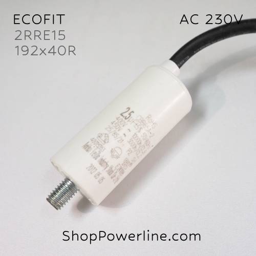 พัดลม Fan ECOFIT (2RRE15, B47-A1) AC230V 192x40R 0.28/0.34A (4wire) + Capacitor