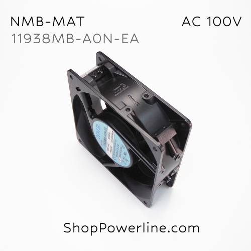 พัดลม Fan NMB-MAT (11938MB-A0N-EA) AC100V 120x120x38mm 15/14W (2pin)