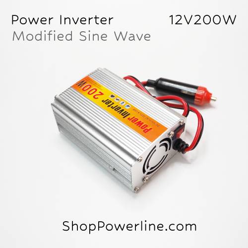 เครื่องแปลงไฟ Power Inverter 12VDC to 220VAC 200W (Modified Sine Wave)