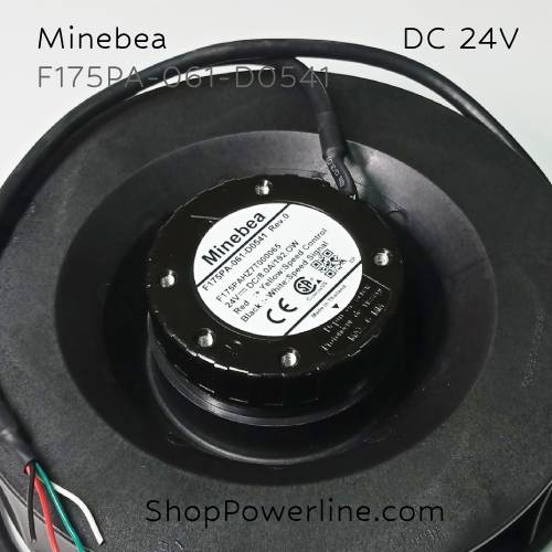 พัดลม Fan Minebea (F175PA-061-D0541, F175PAHZ7T000065) DC24V 8.0A 192W (4wire)