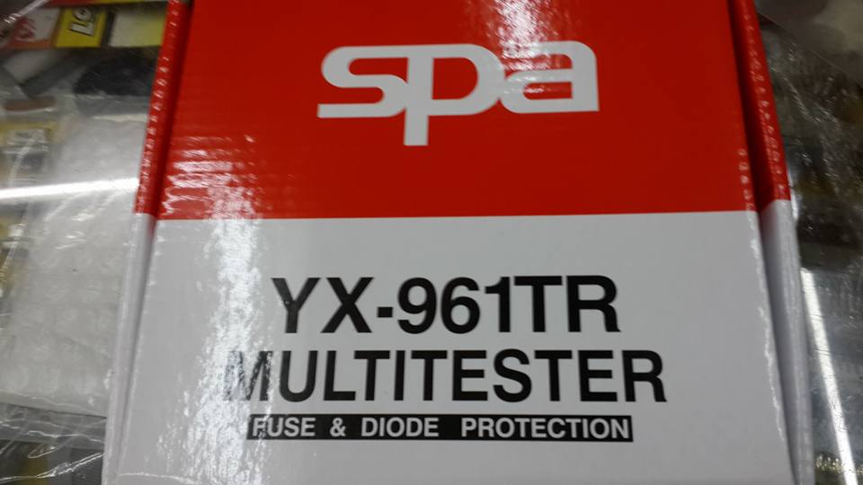 ขาย มัลติมิเตอร์ SPA ยี่ห้อ SPA รุ่นYX-961TR รุ่น YX961TR ราคา ตัวละ บาท