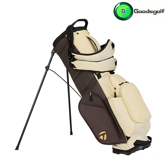 ถุงกอล์ฟ Taylormade SS25 FlexTech Stand Bag Cream/Brown