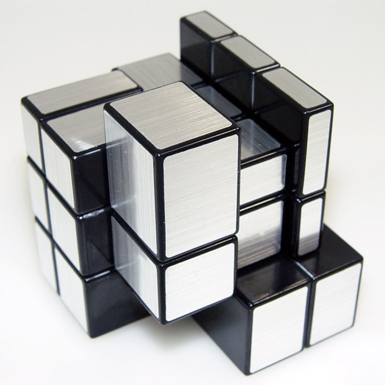 รูบิค Rubik shenshou mirrorcube silver3x3 ของแท้ เล่นลื่น เล่นสนุก มาพร้อมคู่มือในกล่่อง Rubikmall จำหน่ายของแท้เท่านั้น Rubik.รูบิค.รูบิก
