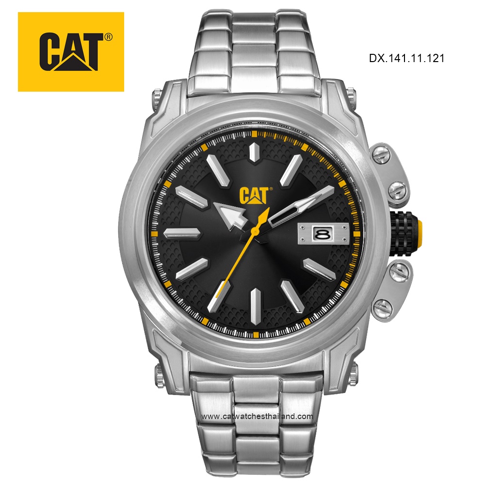 นาฬิกา CAT รุ่น ADVENTURER สแตนเลสล้วน น้ำหนักดี รหัส DX.141.11.121