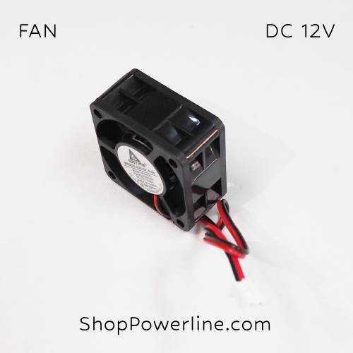 พัดลม Fan DC12V 40x40x20mm (2wire)