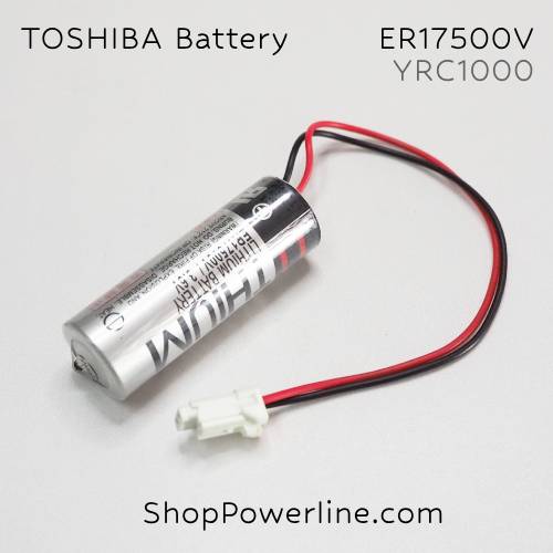 แบตเตอรี่ Battery TOSHIBA (ER17500V, HW1483880-A, YRC1000) 3.6V (White Plug)