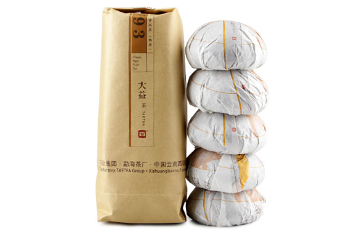 ชาผู่เอ๋อร์ สุก ต้าอี้ V93 ปี 2017 ( 100 g x 5 )