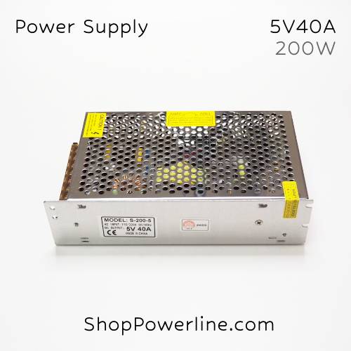 อุปกรณ์จ่ายไฟ Power Supply 5V 40A 200W