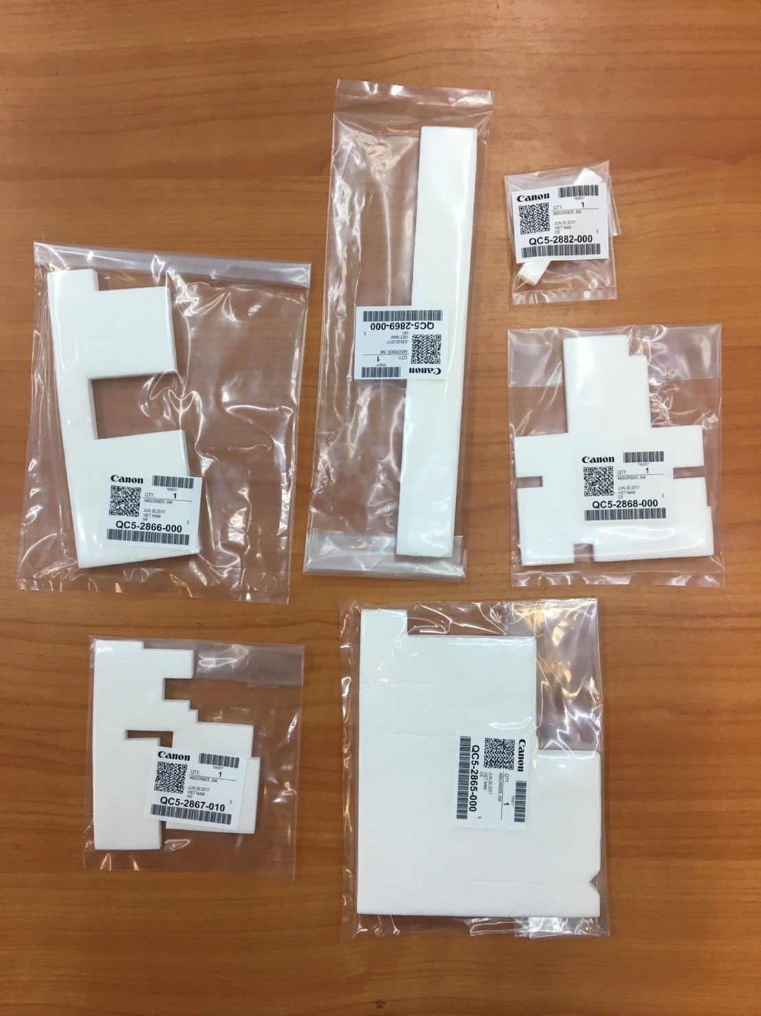 "ฟองน้ำซับหมึก" ABSORBER KIT CANON G1000/G2000/G3000