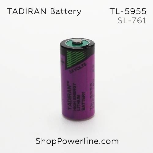 แบตเตอรี่ Battery TADIRAN (TL-5955) 3.6V 2/3AA 1650mAh