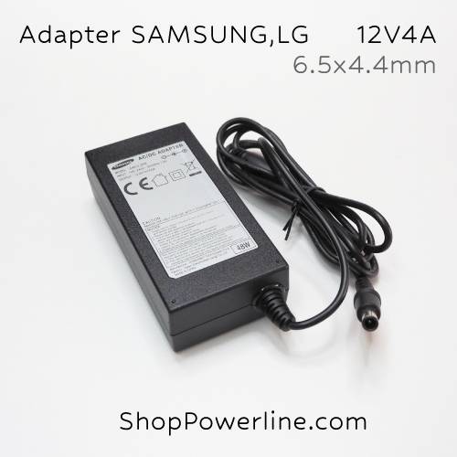 อะแดปเตอร์ Adapter SAMSUNG, LG 12V 4A (6.5x4.4mm)