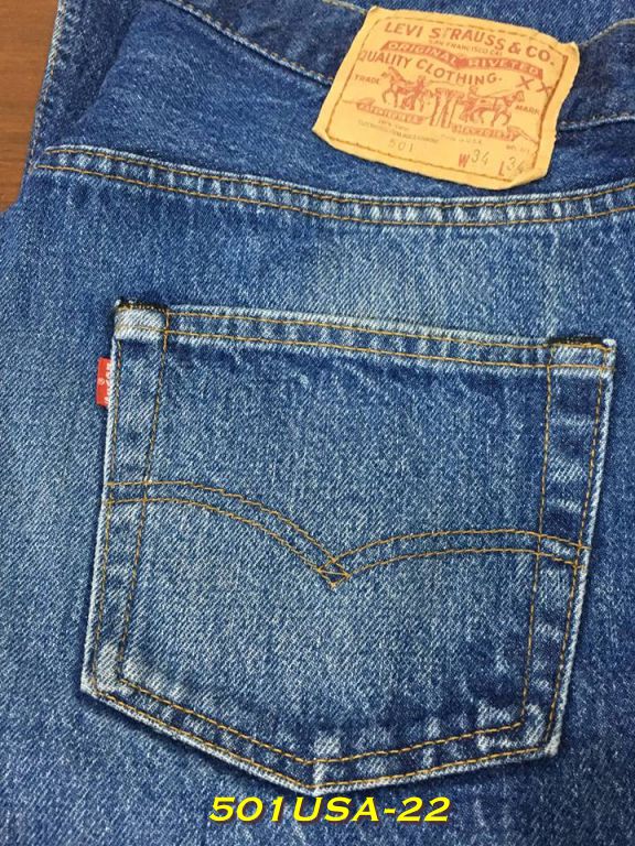 Levi's 501 มือสอง เอว 32 ยาว 31 Made in USA ปี 1983