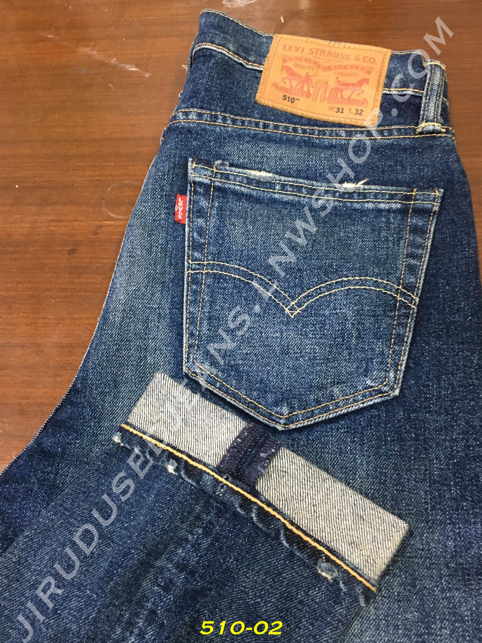 2. Levi’s 510 Skinny ผ้าฟอก เอว 31 ยาว 32 Made in Mexico